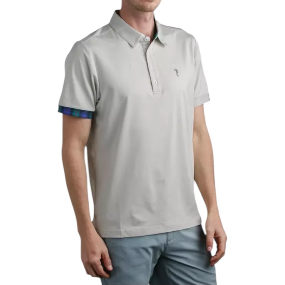 Willam Murray Men's Murray Classic Gray Polo Golf Shirt‎  Sz XXL